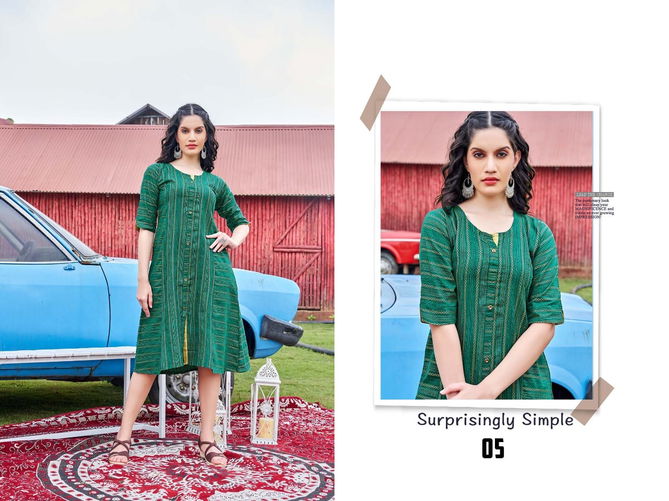 Smita By Kinti 01-08 Printed Kurtis Catalog